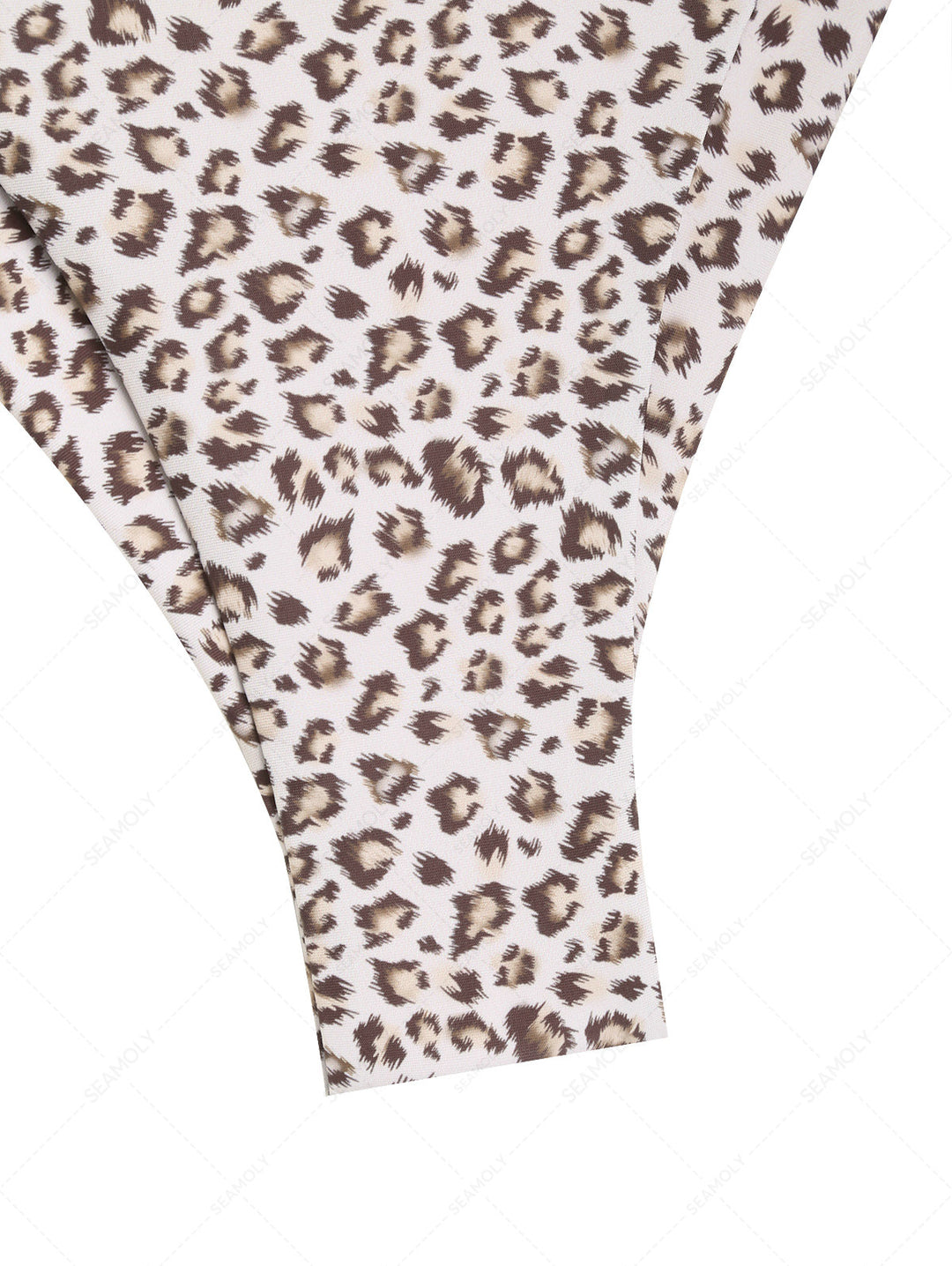 Seamolly 3 Piece Leopard Print Underwire Brazilian Cheeky Boyshort Bikini Set