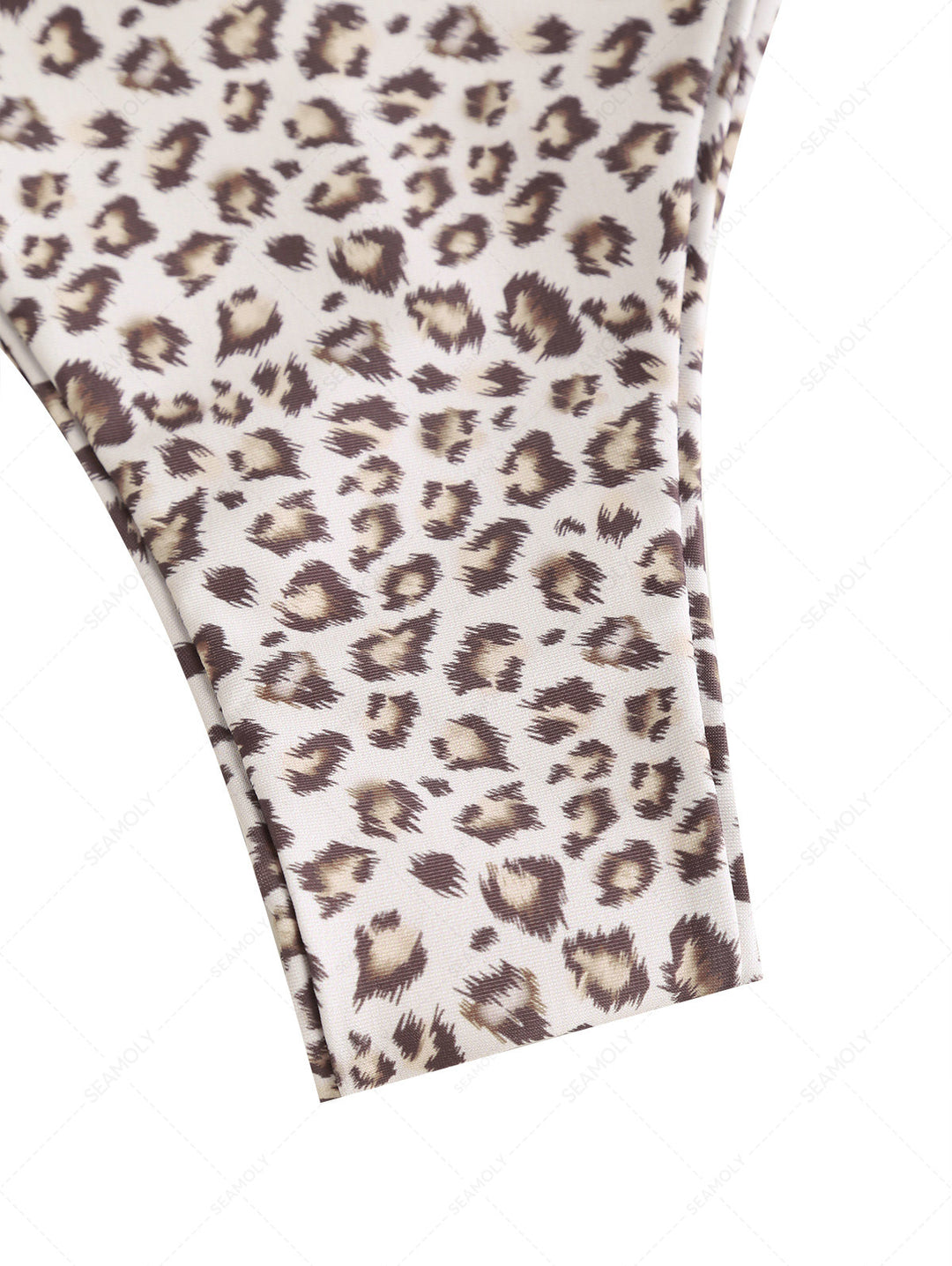 Seamolly 3 Piece Leopard Print Underwire Brazilian Cheeky Boyshort Bikini Set