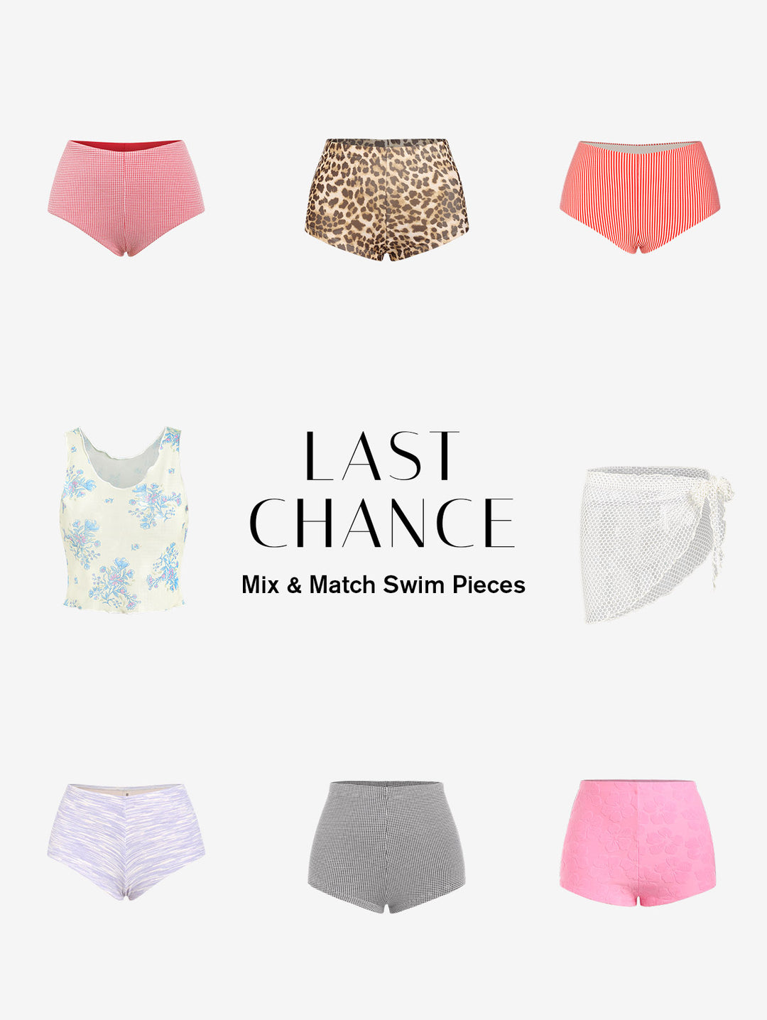 Last Chance Mix & Match Swim Pieces