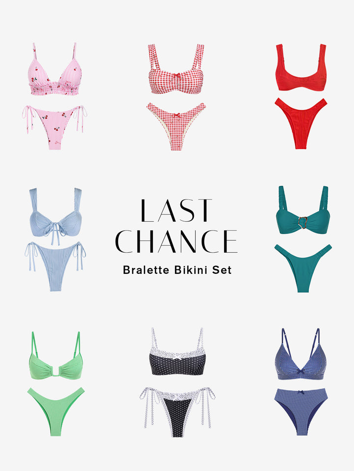 Last Chance Bralette Bikini Set